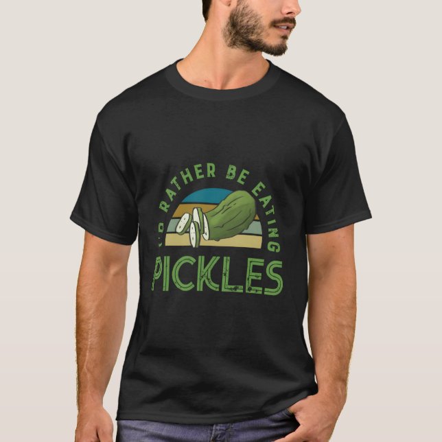 Camiseta Más Bien Comer Vegetales De Pollitos Comer Cucumbr (Anverso)