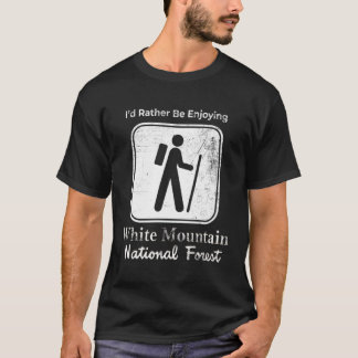Camiseta Más bien disfrutar del bosque nacional de la Monta