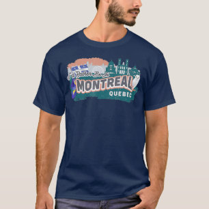 Camiseta Más Bien Estar En Montreal Quebec Vintage Souvenir