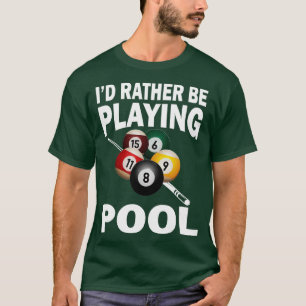 Camiseta Más Bien Estar Jugando A La Piscina Divertido Bill