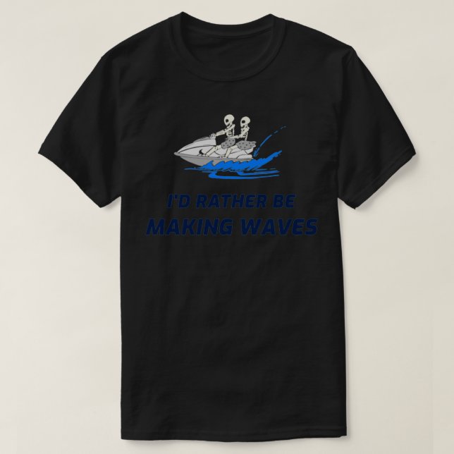 Camiseta Más bien hacer olas (Diseño del anverso)