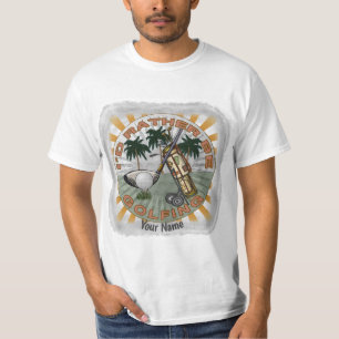 Camiseta Más bien jugar golf