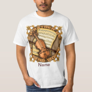 Camiseta Más bien reproducir violín