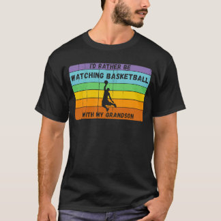 Camiseta Más bien ser basketball con Grandson Vintage Baske