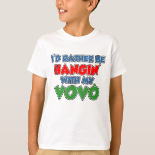 Camiseta Más Bien Ser Hangin Con Mi Vovo