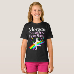 CAMISETA MÁS BIEN SER PATINAJE FIGURO PERSONALIZADO EN CAMI