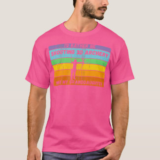 Camiseta Más bien ser un tiro con arco 3D con tiro al arco
