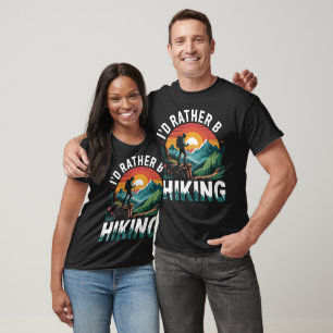 Camiseta Más bien ser una aventura de senderismo