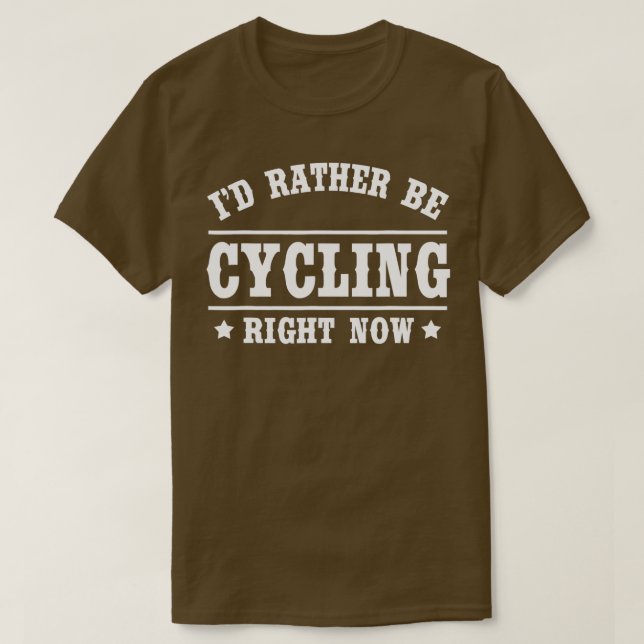 Camiseta Más Bien Sería Ciclismo Divertido Regalo De Bicicl (Diseño del anverso)