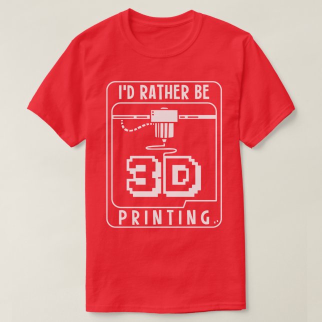 Camiseta Más Bien Sería Impresión 3D 1 (Diseño del anverso)