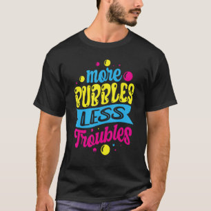Camiseta Más burbujas menos problemas creador de jabón Sapo