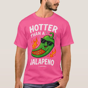 Camiseta Más Caliente Que Un Jalapeno Funny Bbq Taco Pimien