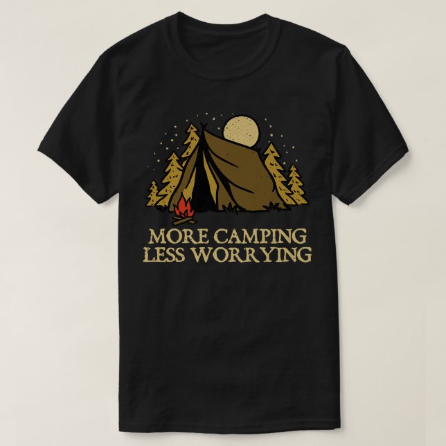 Camiseta Más campamentos menos preocupantes Camper Friends  (Diseño del anverso)