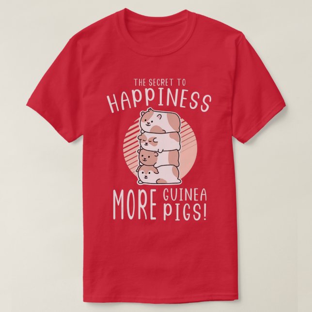Camiseta Más cerdos de Guinea (Diseño del anverso)