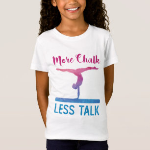 Camiseta Más charla menos hablar de gimnasia burda