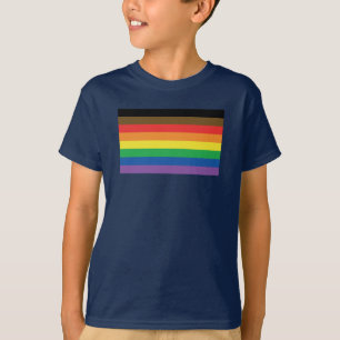 Camiseta Más colorean más personalizable LGBT del arco ir