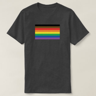 Camiseta Más colorean más personalizable LGBT del arco iris
