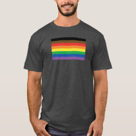 Camiseta Más colorean más personalizable LGBT del arco iris