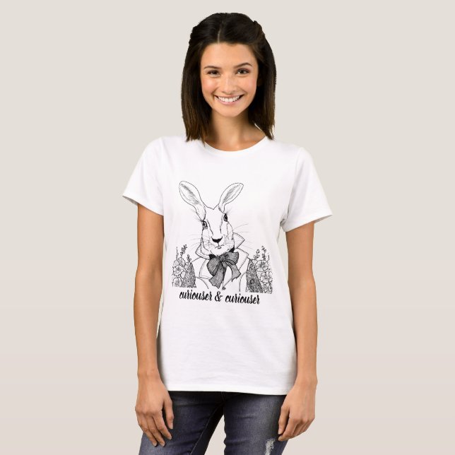 Camiseta Más curioso y más curioso (Anverso completo)