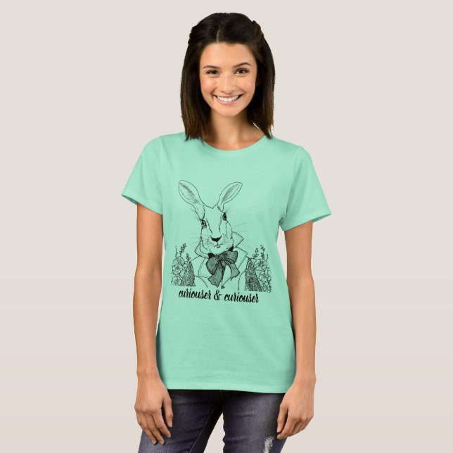 Camiseta Más curioso y más curioso (Anverso completo)