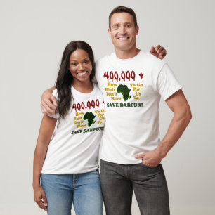 CAMISETA MÁS DE 400.000 CONCIENCIAS EN DARFUR 1