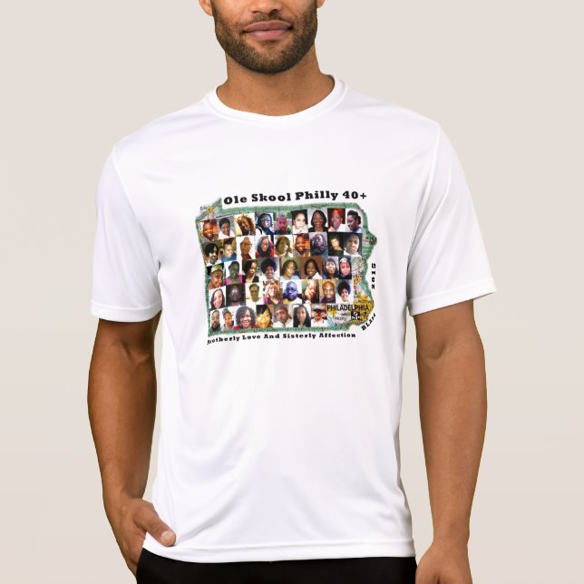 Camiseta Más de 40 Collage No.3 (Anverso)