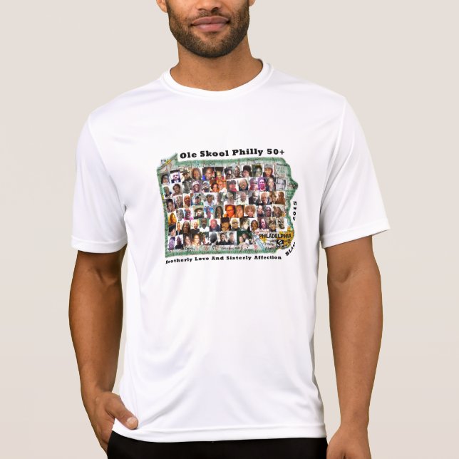 Camiseta Más de 50 Collage Nº 1 (Anverso)