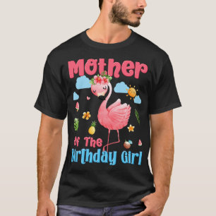 Camiseta más de chicas de 2 años familia de flamingo tropic