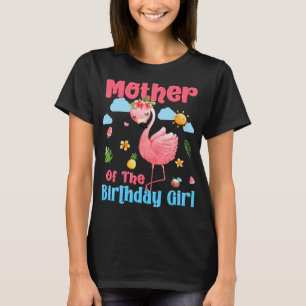 Camiseta más de chicas de 2 años familia de flamingo tropic