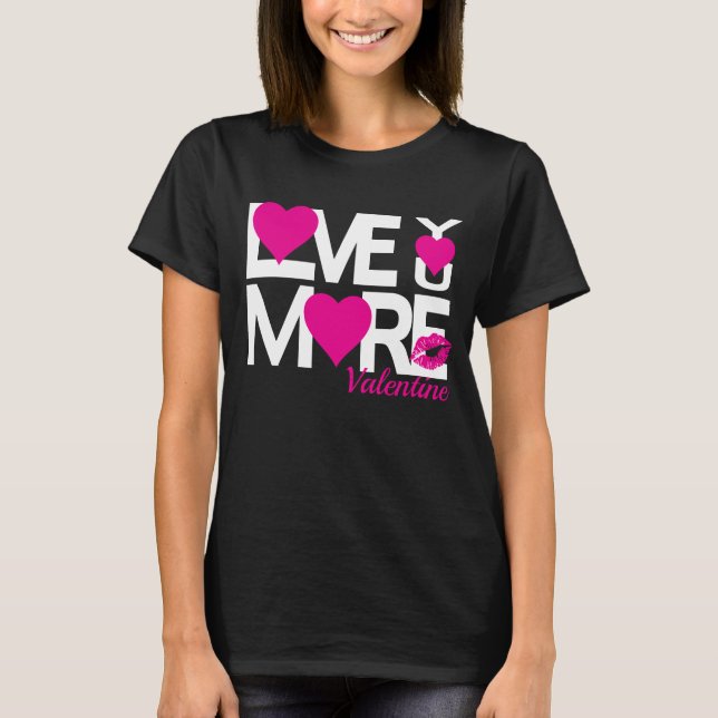 Camiseta más de color blanco y rosa (Anverso)