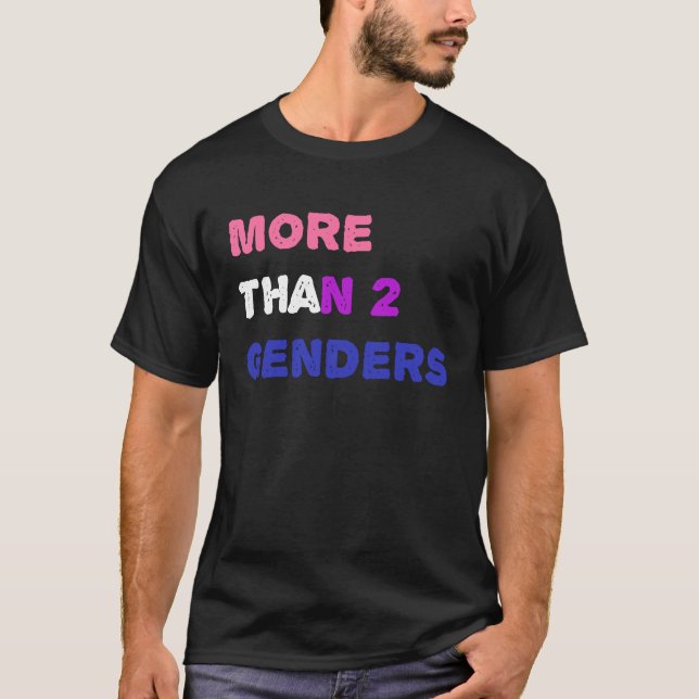 Camiseta Más De Dos Géneros (Anverso)