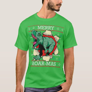 Camiseta Mas de moras para Navidades o navidades con dinosa