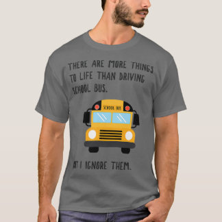 Camiseta Más De Un Gracioso Regalo De Conductor De Autobús