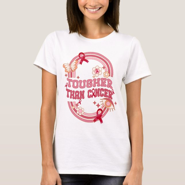 Camiseta más difícil que el cáncer de sangre Conciencia (Anverso)
