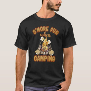 Camiseta Más divertido cuando camping campfire camper campa