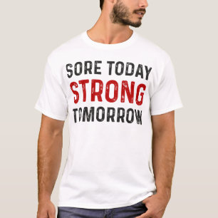 Camiseta Más dolor hoy Fuerte Mañana - entrenamiento para e