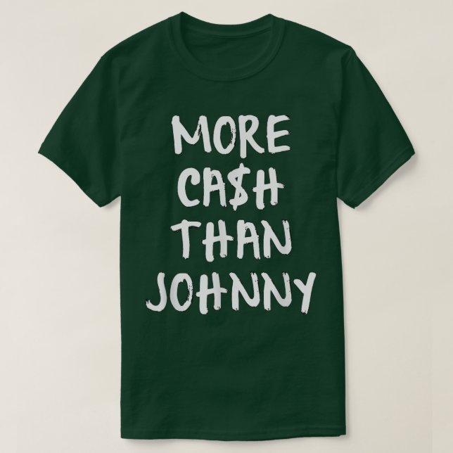 Camiseta Más efectivo que Johnny Funny Music (Diseño del anverso)