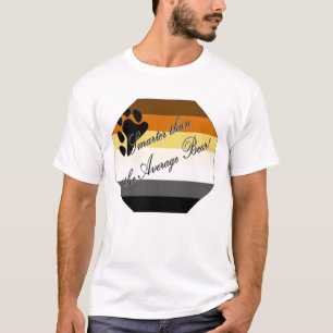 Camiseta "Más elegante que orgullo del oso de GLBT del oso