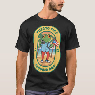 Camiseta Más fotos Bandera Ricana Puerto Rico Funny Sapo Co
