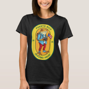 Camiseta Más fotos Bandera Ricana Puerto Rico Funny Sapo Co