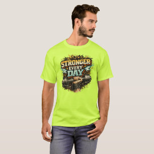 Camiseta Más Fuerte Cada Día