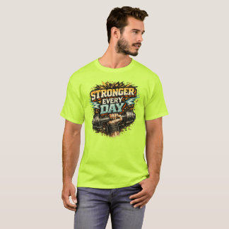 Camiseta Más Fuerte Cada Día
