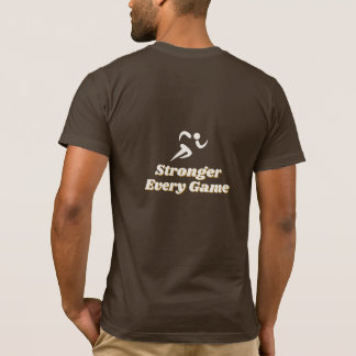 Camiseta Más fuerte cada juego