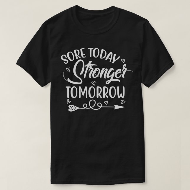 Camiseta Más fuerte hoy mañana (Diseño del anverso)