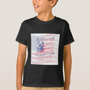 Camiseta Más fuerte juntos USA Hillary 4 Presidente America