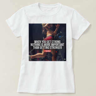 Camiseta Más fuerte - Motivación para el entrenamiento de m