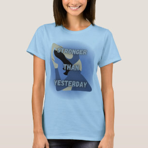 Camiseta Más fuerte que ayer - Gimnasio Motivacional Tee