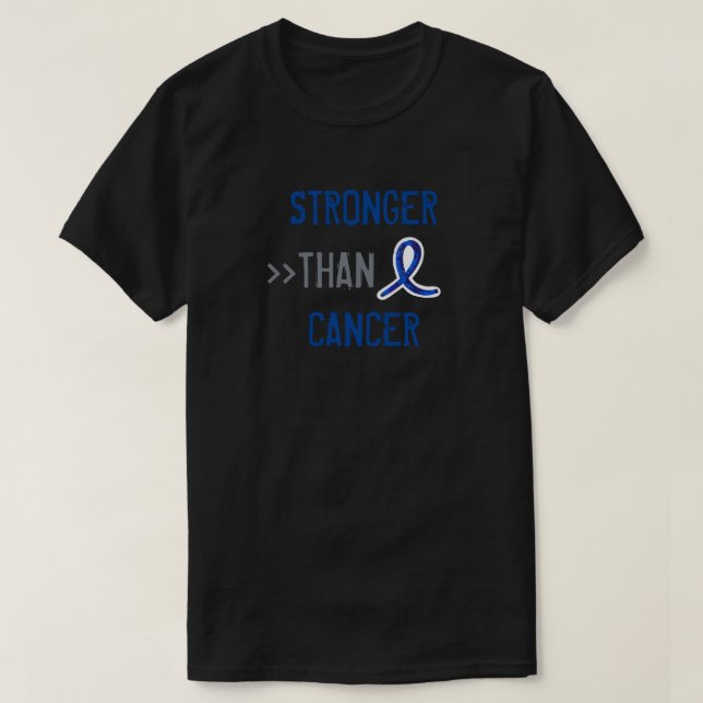 Camiseta Más fuerte que el cáncer  (Diseño del anverso)
