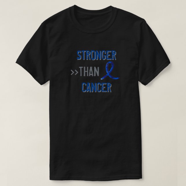 Camiseta Más fuerte que el cáncer (Diseño del anverso)