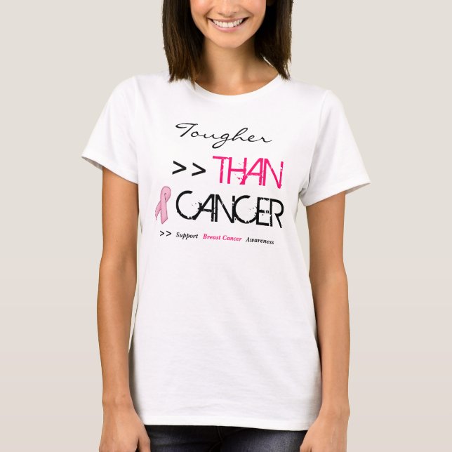 Camiseta Más fuerte que el cáncer (Anverso)